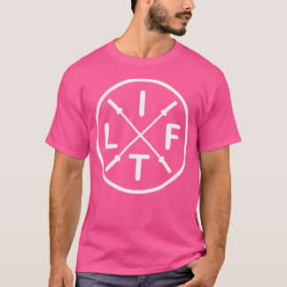 ウエイトリフティング フィットネス	Tシャツ バーベル スポーツジム Tシャツ