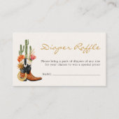 ウエスタンおむつラッフル エンクロージャーカード (正面)