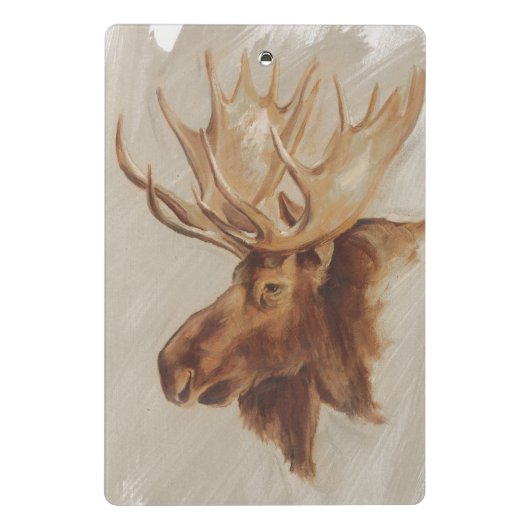 ウエスタンアメリカンアニマル勉強 |ムースポートレート ミニクリップボード (裏面)