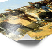 ウエスタンアート「カバリモンズブレックファースト」 フォトプリント            (角)