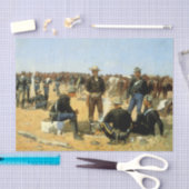 ウエスタンアート「カバリモンズブレックファースト」 薄葉紙 (クラフト)