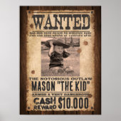 ウエスタンウィンドアウトローウェルカム誕生日ポスター ポスター (正面)