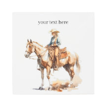 ウエスタンウォーターカラーブロンド女性のカーボーイカスタム、