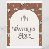 ウエスタンウォーターリングホールサイン (正面)