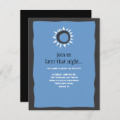 ウエスタンウォールイスラエルバーバルミツワーパーティーカード 招待状 (正面/裏面)