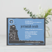 ウエスタンウォールイスラエルバーバルミツワー招待状 招待状 (スタンド正面)