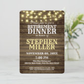 ウエスタンウッドとライトの退職パーティー 招待状 (スタンド正面)