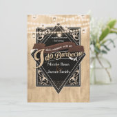 ウエスタンウッド＆ライトエンゲージメント お肉も焼くよ！ BBQパーティーのご案内 招待状 (スタンド正面)