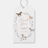 ウエスタンエクエストランサンキューラベル ギフトタグ (正面)