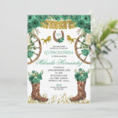 ウエスタンエメラルドグリーンチャラキンセアニェラインベイション 招待状 (スタンド正面)