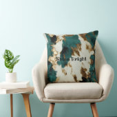 ウエスタンエメラルド金ゴールドホワイトコウィド クッション (椅子)