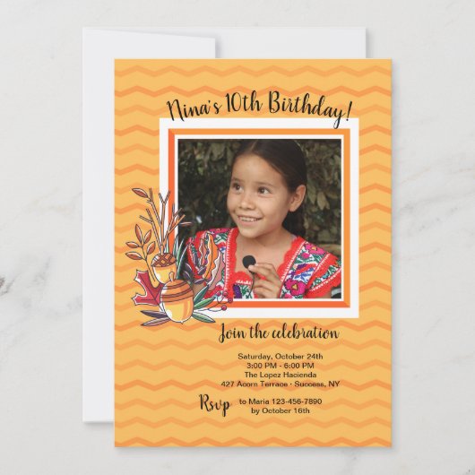 ウエスタンオータムフォト招待状 招待状 (正面)