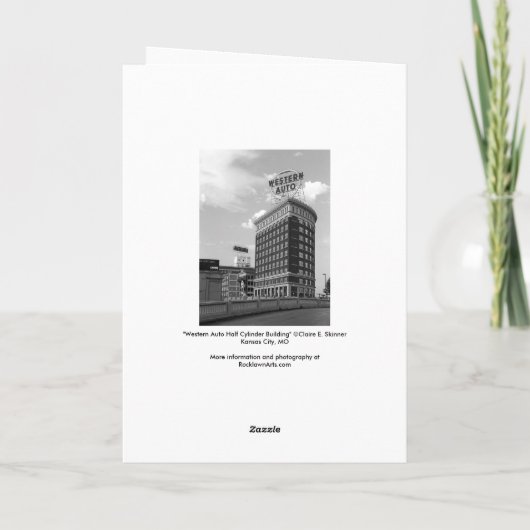 ウエスタンオートハーフシリンダ建物 カード (裏面)