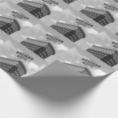 ウエスタンオートハーフシリンダ建物 ラッピングペーパー (角)