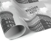 ウエスタンオートハーフシリンダ建物 ラッピングペーパー (ロールコーナー)