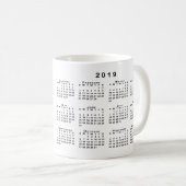ウエスタンオートハーフラウンド建物2019カレンダーマグ コーヒーマグカップ (正面右)