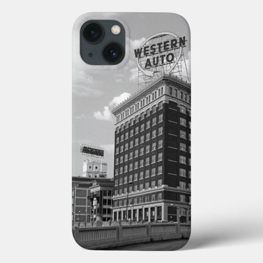 ウエスタンオート半円筒ビル Case-Mate iPhoneケース (裏面)