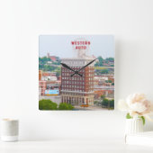 ウエスタンオート建物ロフトコンドスカンザスシティ スクエア壁時計 (ホーム)