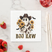 ウエスタンカウスポット不気味幽霊ブハウ スタンダードランチョンナプキン (インサイチュ)