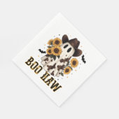 ウエスタンカウスポット不気味幽霊ブハウ スタンダードランチョンナプキン (角)