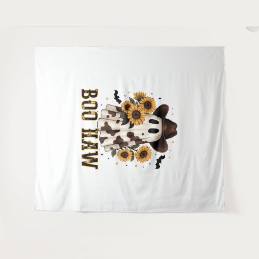 ウエスタンカウスポット不気味幽霊ブハウ タペストリー (正面(横))