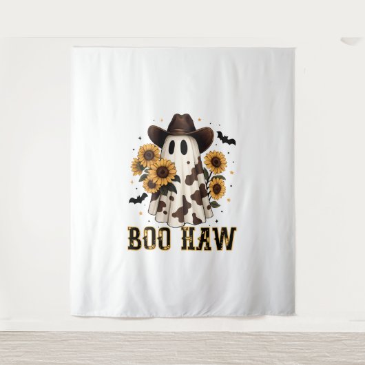 ウエスタンカウスポット不気味幽霊ブハウ タペストリー (正面)