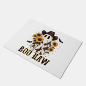 ウエスタンカウスポット不気味幽霊ブハウ ドアマット (アングル)