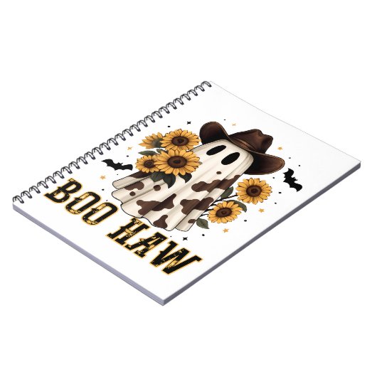 ウエスタンカウスポット不気味幽霊ブハウ ノートブック (左側)