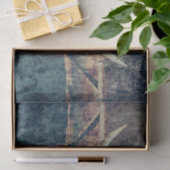 ウエスタンカウズスカルティール（緑がかった色）ブラウングランジテクスチャ 薄葉紙 (ギフト)