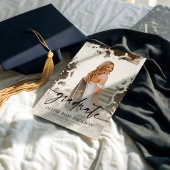 ウエスタンカウズプリント写真卒業パーティー 招待状