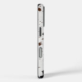 ウエスタンカウハイドピンクシャドウモノグラム Case-Mate iPhoneケース (裏面 / 右)