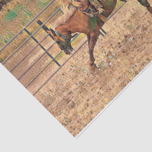 ウエスタンカウボーイカントリーホースライディングティッシュペーパー 薄葉紙 (詳細)