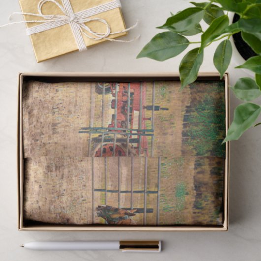 ウエスタンカウボーイカントリーホースライディングティッシュペーパー 薄葉紙 (ギフト)