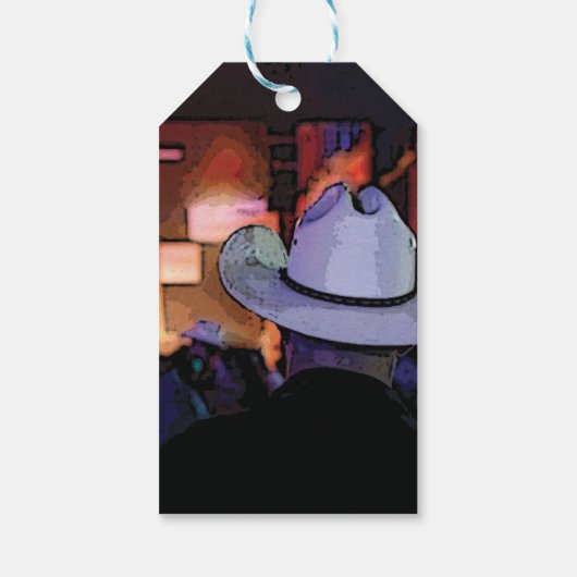 ウエスタンカウボーイカントリーミュージックナイトクラブ ギフトタグ (裏面)