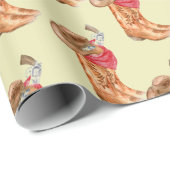 ウエスタンカウボーイギアパターン ラッピングペーパー (ロールコーナー)