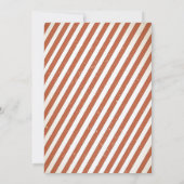 ウエスタンカウボーイサンタクリスマスホームダウンパーティー 招待状 (裏面)