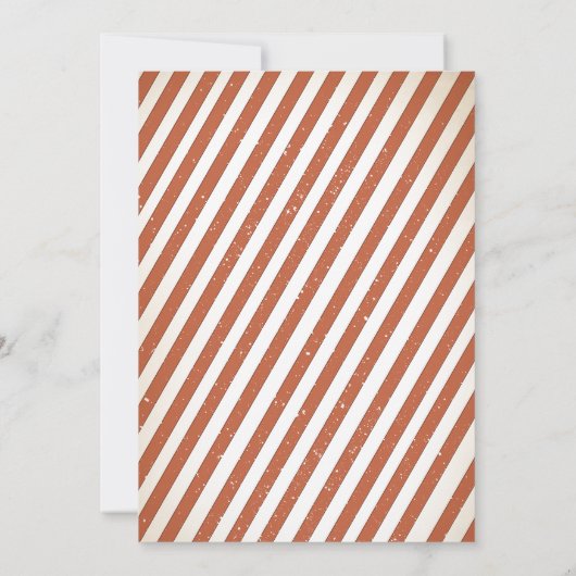 ウエスタンカウボーイサンタクリスマスホームダウンパーティー 招待状 (裏面)