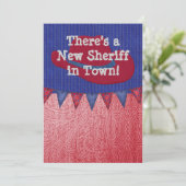 ウエスタンカウボーイシェリフベビー発表 案内状 (スタンド正面)