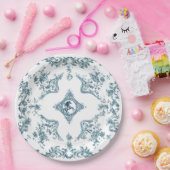 ウエスタンカウボーイトイレデジュウバンダナデザインホース ペーパープレート (パーティー)