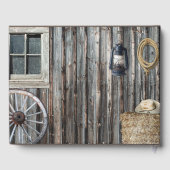 ウエスタンカウボーイバーンタペストリー ゲストブック (裏面)