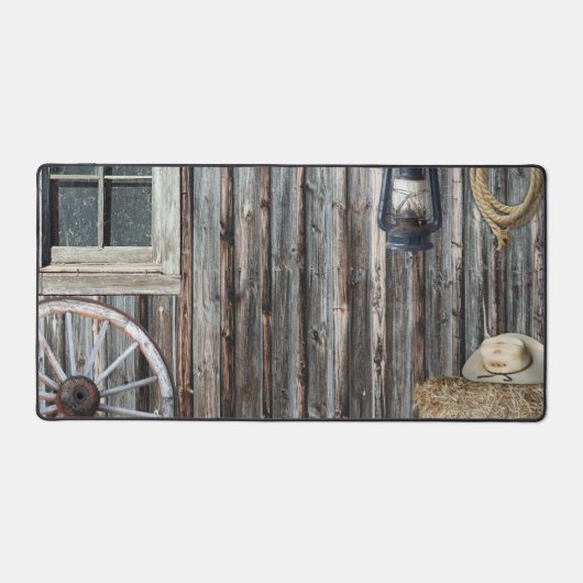 ウエスタンカウボーイバーン デスクマット (正面)