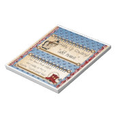 ウエスタンカウボーイパーティーキャンディバーラッパの好意 ノートパッド (回転)