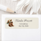 ウエスタンカウボーイファッションベビーシューウェ ラベル (インサイチュ)