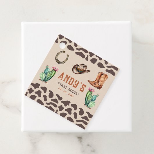 ウエスタンカウボーイファーストロデオボーイズ誕生日 フェイバータグ (インサイチュ)