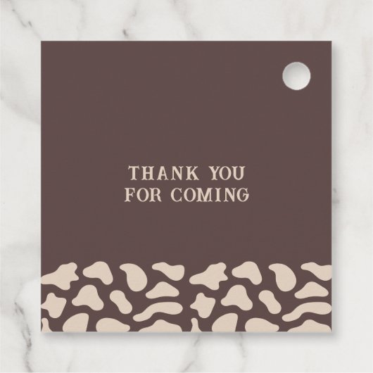 ウエスタンカウボーイファーストロデオボーイズ誕生日 フェイバータグ (裏面)