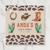 ウエスタンカウボーイファーストロデオボーイズ誕生日 フェイバータグ (正面)