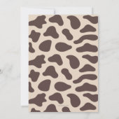 ウエスタンカウボーイファーストロデオボーイズ誕生日 招待状 (裏面)