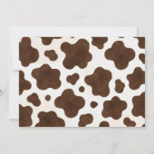 ウエスタンカウボーイファーストロデオ誕生日フォト招待状 サンキューカード (裏面)