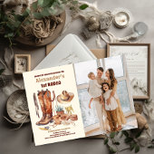 ウエスタンカウボーイファーストロデオ誕生日 招待状