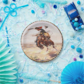 ウエスタンカウボーイブロンクライダーパーティープレート ペーパープレート (パーティー)